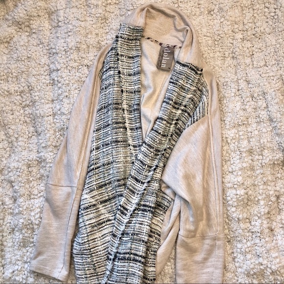 ANTHROPOLOGIE Dolan Twinkle Tweed Cardigan medium - Picture 6 of 7